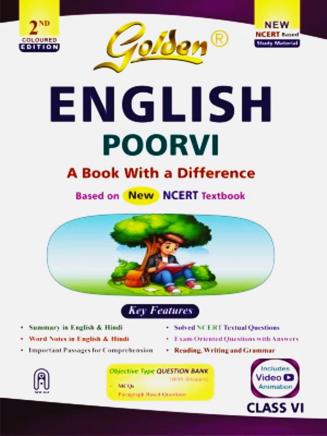 Golden English Poorvi (Based on New NCERT Textbook) For Class 6 - Latest for 2025-26 Session (Paperback)