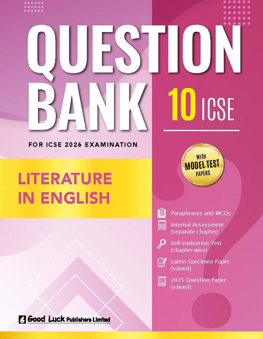 Good Luck ICSE Question Bank English Literature Class 10 for Examination 2026 (Paperback)