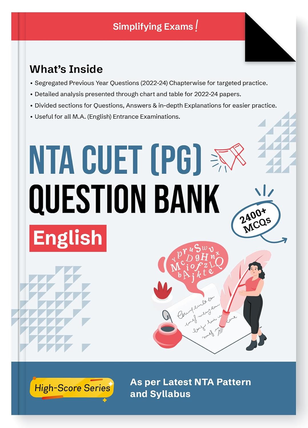 Gurukul By Oswal NTA CUET (PG) English Question Bank For M.A English Entrance Exam 2026