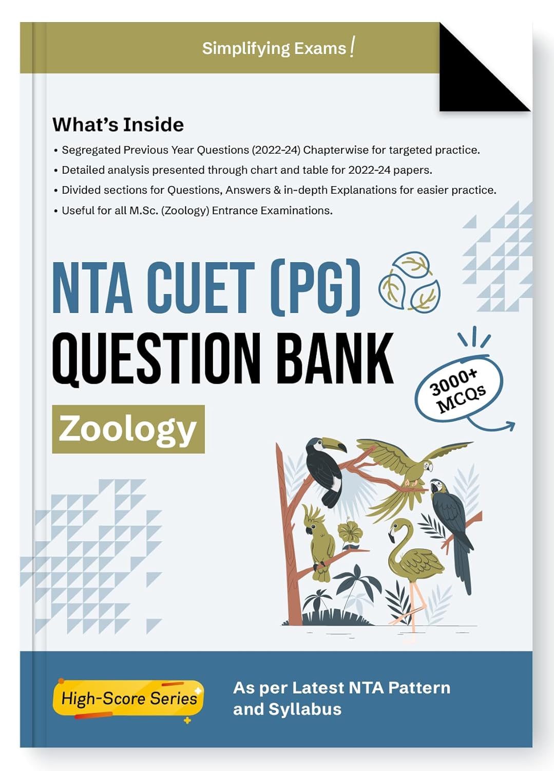 Gurukul By Oswal NTA CUET (PG) Zoology Question Bank For M.Sc Zoology Entrance Exam 2026