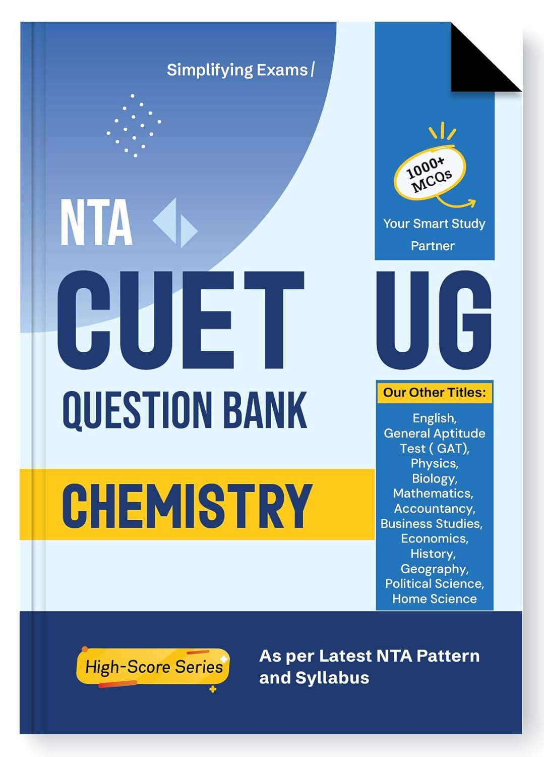 Gurukul By Oswal NTA CUET (UG) Chemistry Question Bank Exam 2026