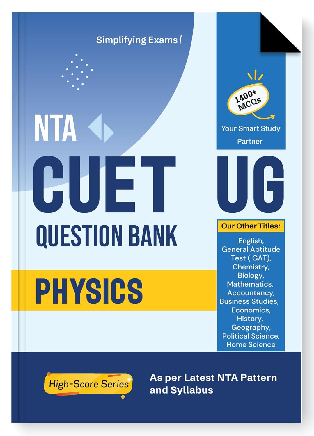 Gurukul By Oswal NTA CUET (UG) Physics Question Bank Exam 2026