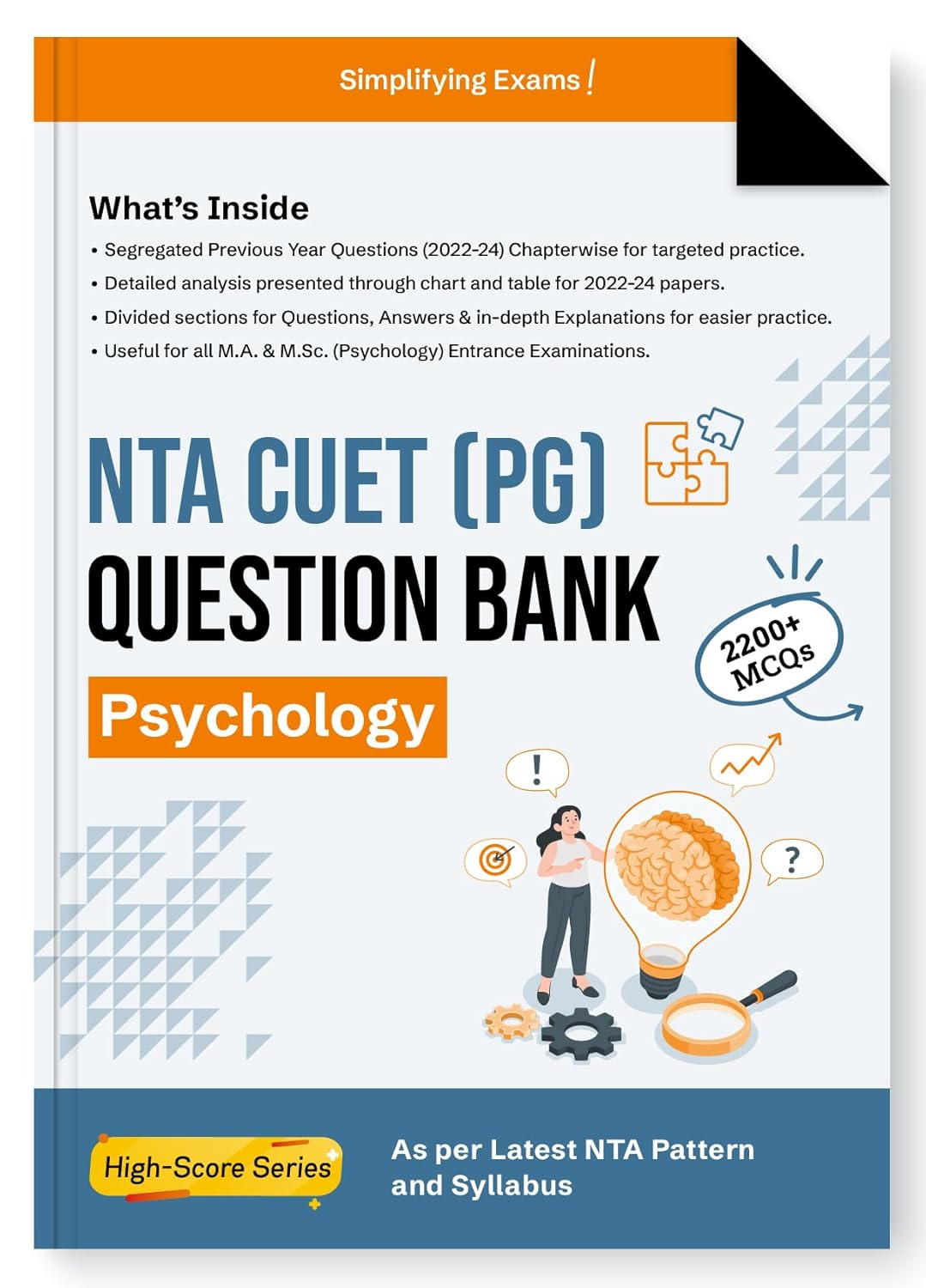 Gurukul By Oswal NTA CUET (PG) Psychology Question Bank For M.A & M.SC Psychology Entrance Exam 2026