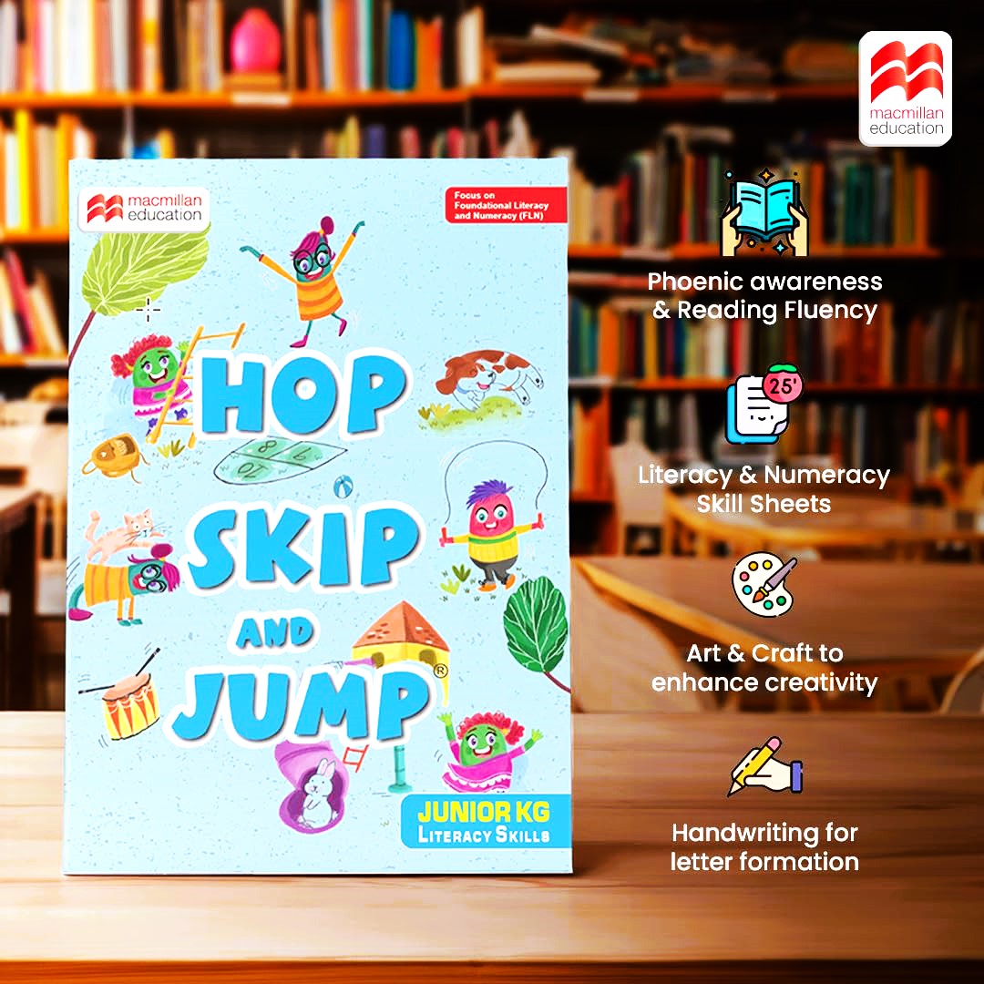 Macmillan Hop Skip & Jump Complete Set for LKG - 2025-2026 Session