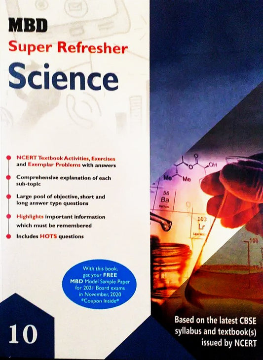MBD Super Refresher Science for Class 10 - Latest for 2025-26 Examination. Paperback
