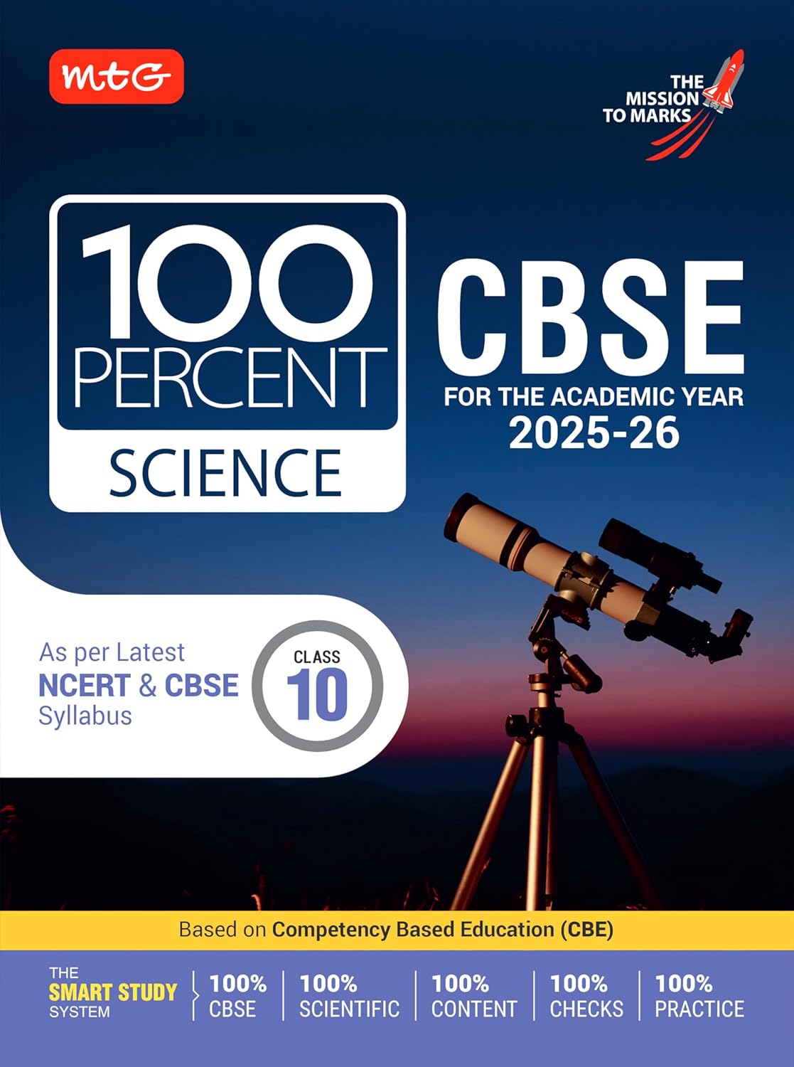 MTG CBSE 100 Percent Science Class-10 - For 2025-26 Exam