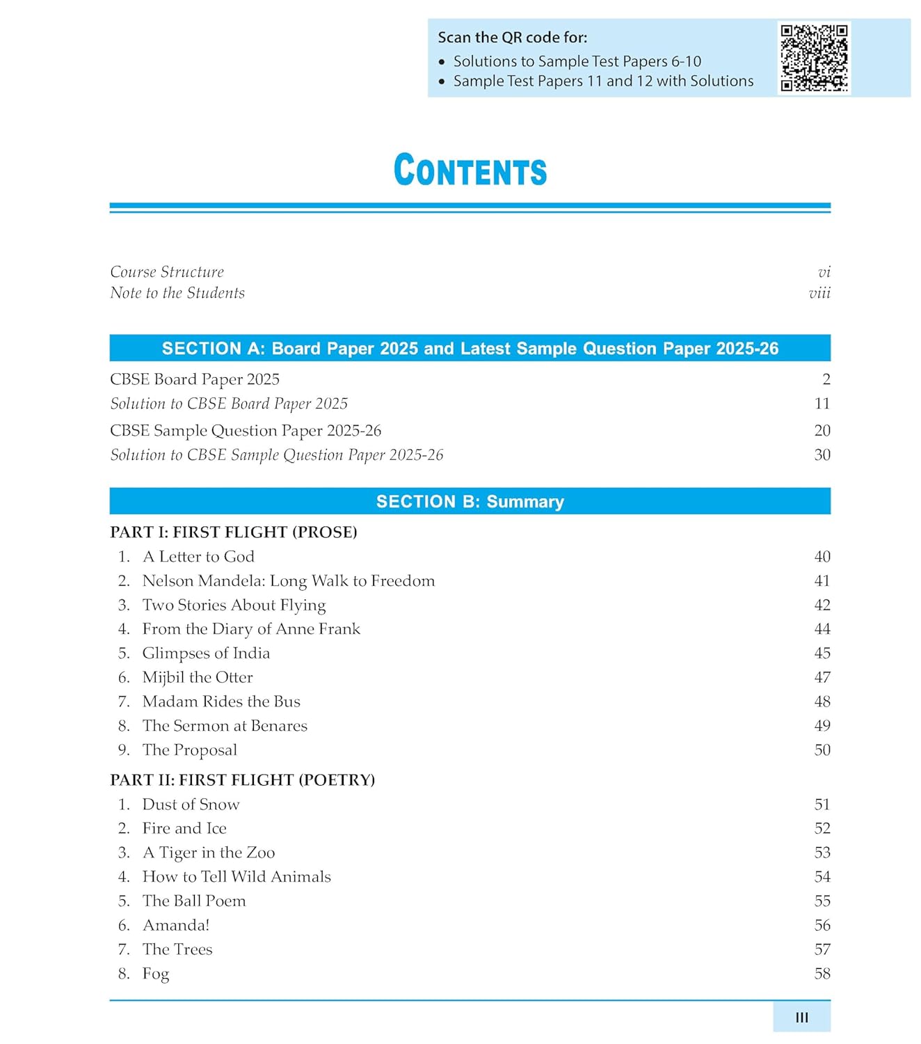 Macmillan CBSE Sample Test Papers English Language and Literature for Class 10 - Latest for 2026 Examination. Paperback
