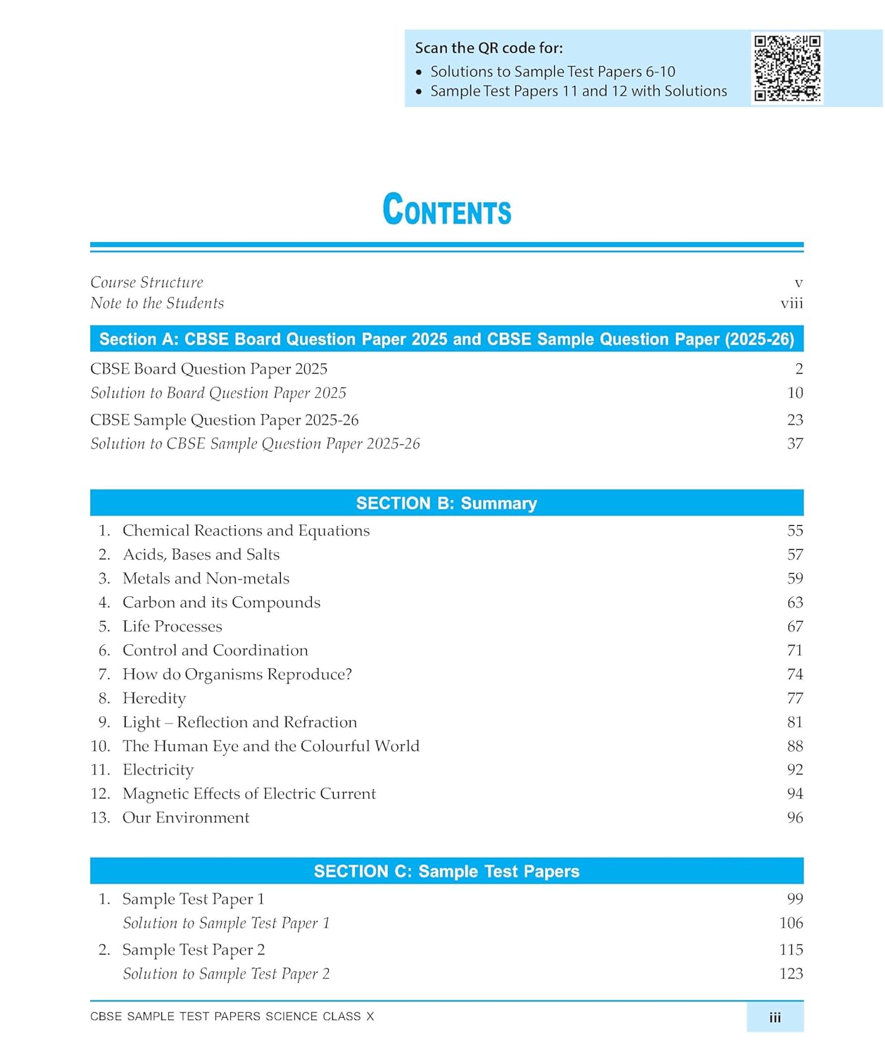 Macmillan CBSE Sample Test Papers Science for Class 10 - Latest for 2026 Examination. Paperback