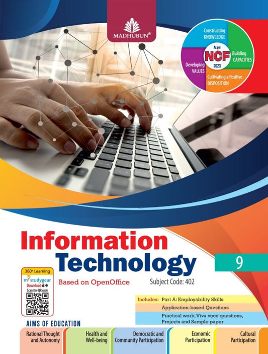 Madhubun Information Technology for Class 9 (Subject Code: 402) - Latest for 2025-26 Examination. Paperback