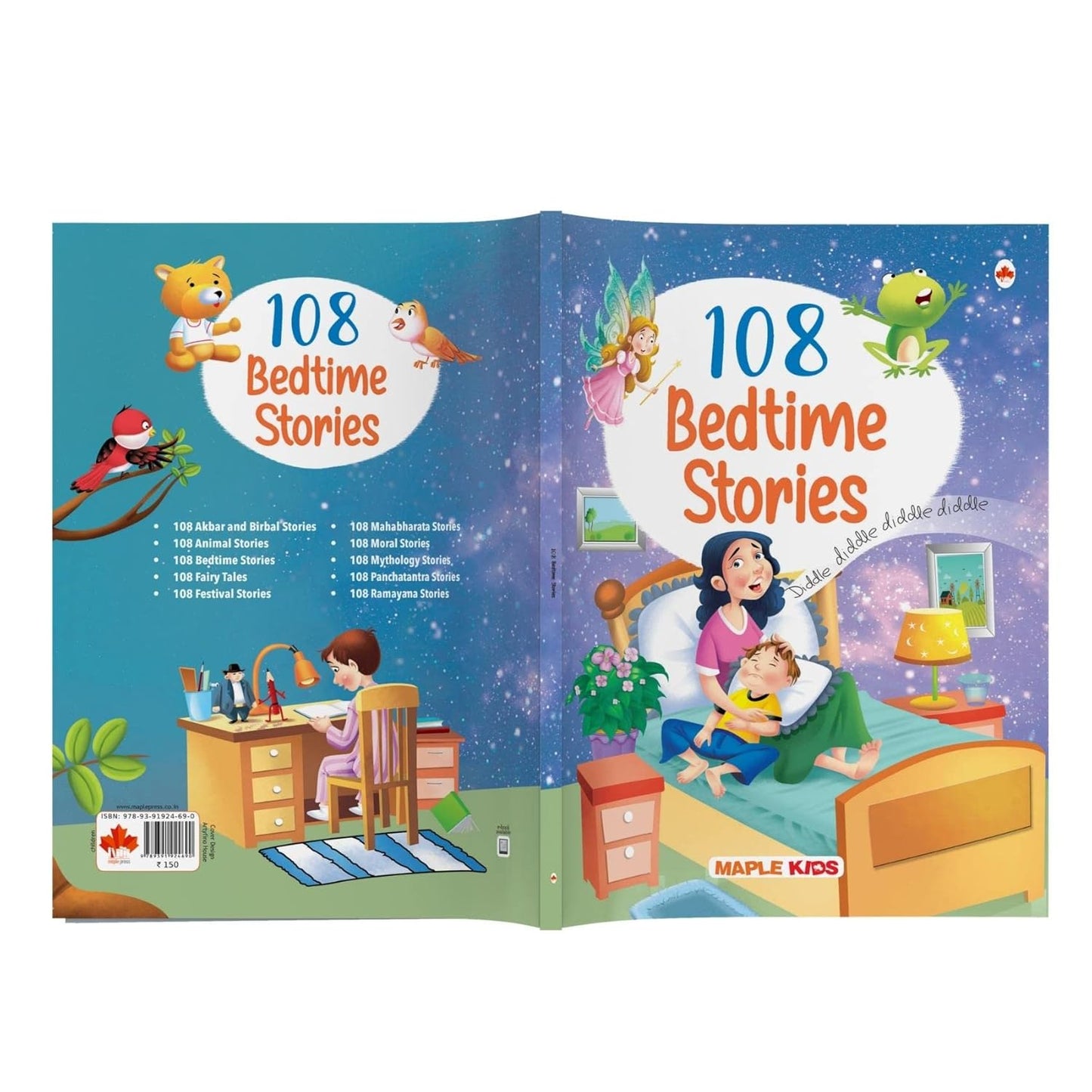 Maple 108 Bedtime Stories (Illustrated) - Story Book for Kids - English Short Stories for Children - Read Aloud to Infants, Toddlers