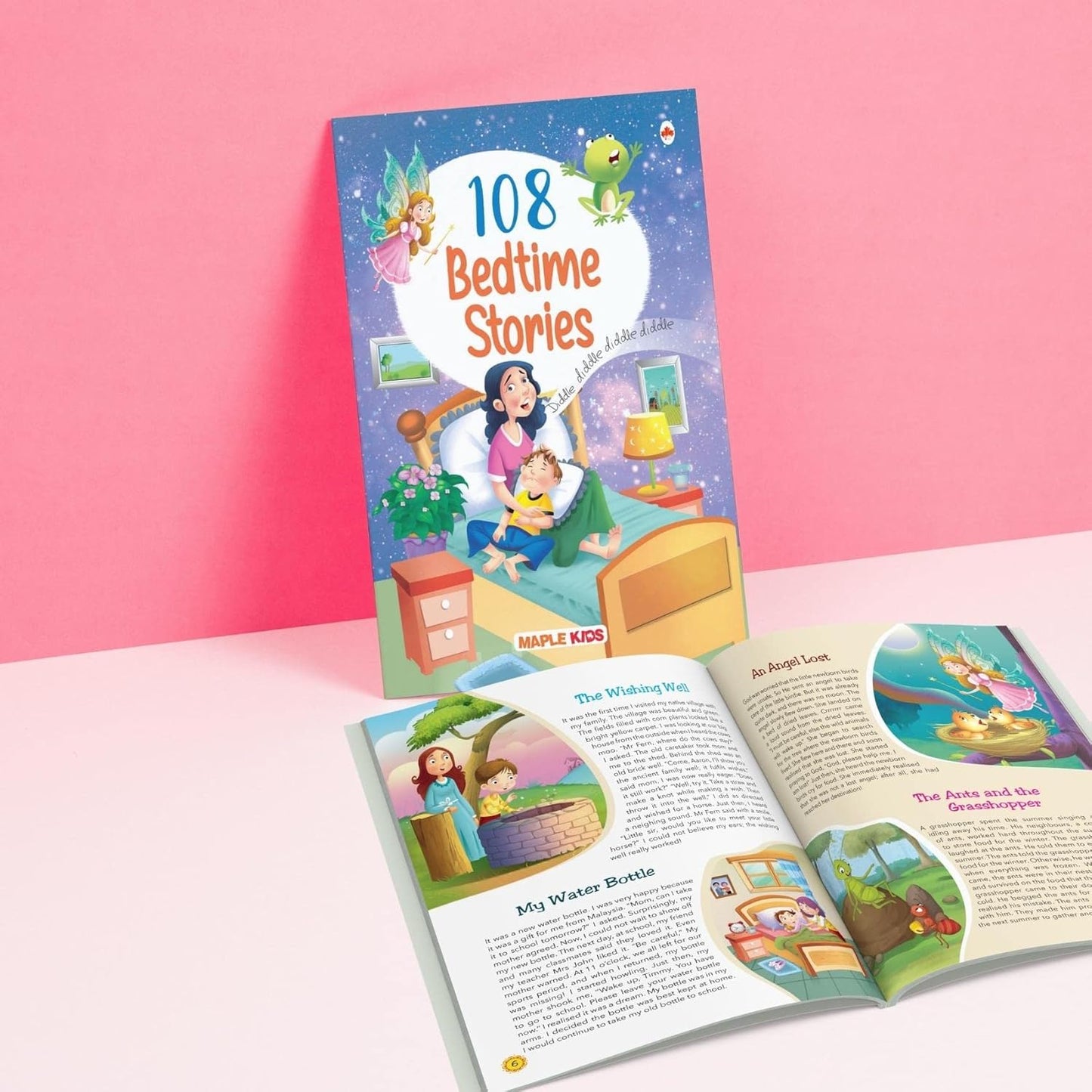 Maple 108 Bedtime Stories (Illustrated) - Story Book for Kids - English Short Stories for Children - Read Aloud to Infants, Toddlers