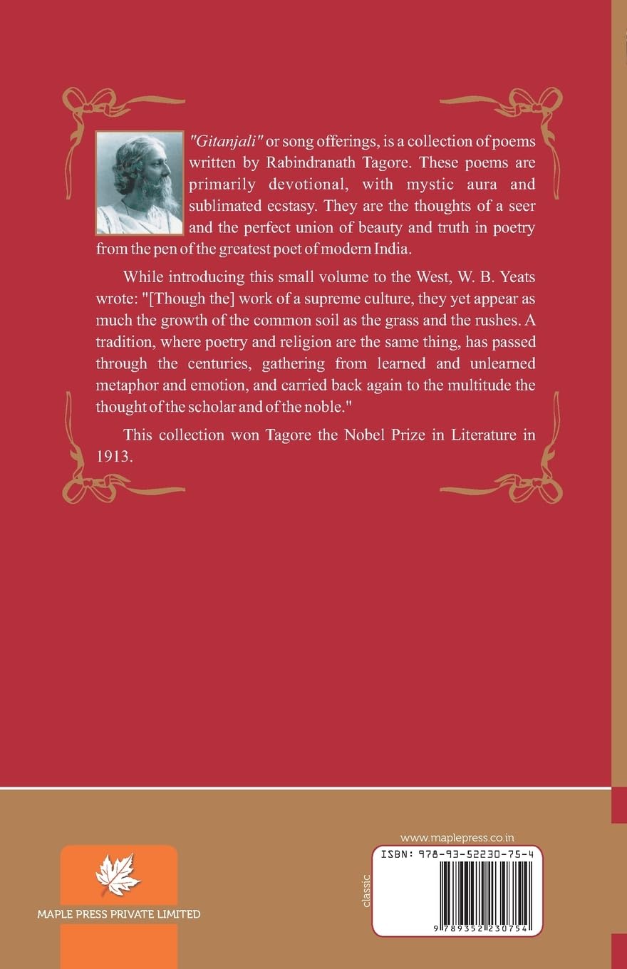Maple Gitanjali By Rabindranath Tagore (Classic)