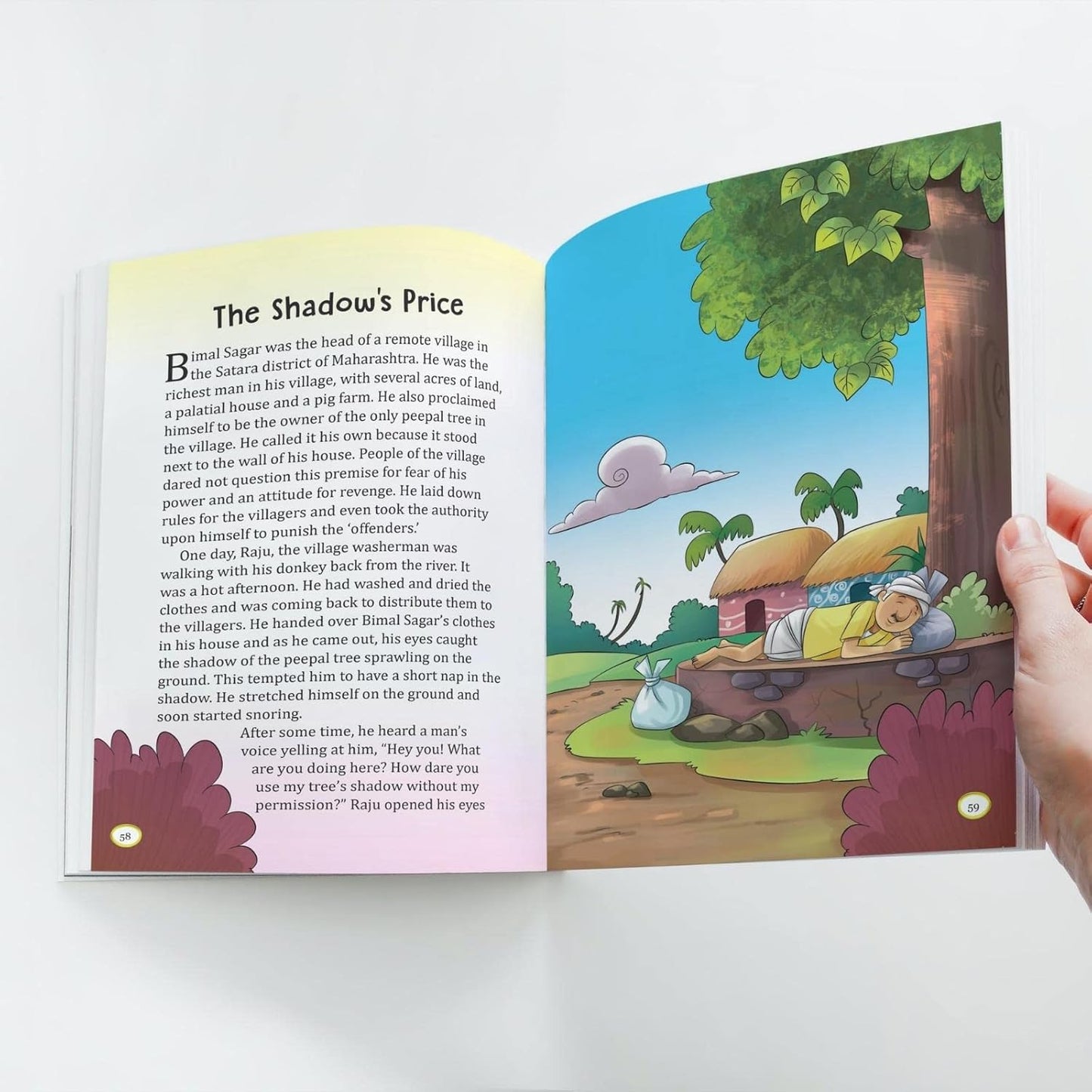 Maple Famous Illustrated India Folktales - Bedtime Stories - Children Story Book - Book for Kids 6+ Years Old. Paperback