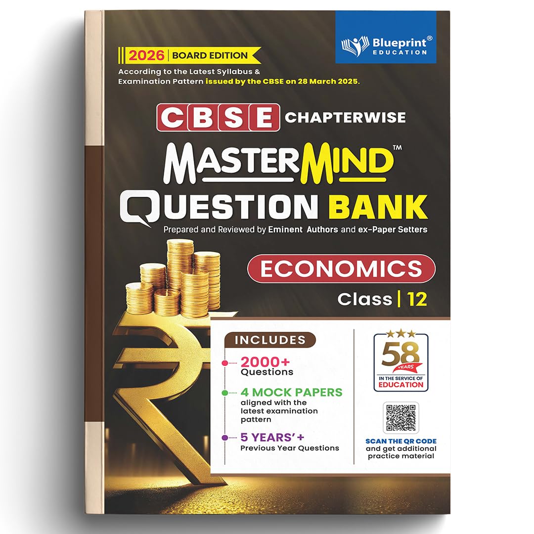 Blueprint Mastermind Question Bank Class 12 Business Studies and Economics. Set of 2 Books for 2025-26 Examination - Paperback