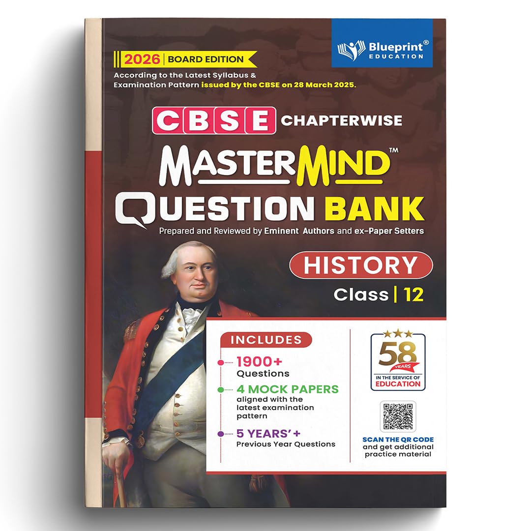 MasterMind History CBSE Question Bank Class 12 Latest Pattern for 2026 Examination - Paperback