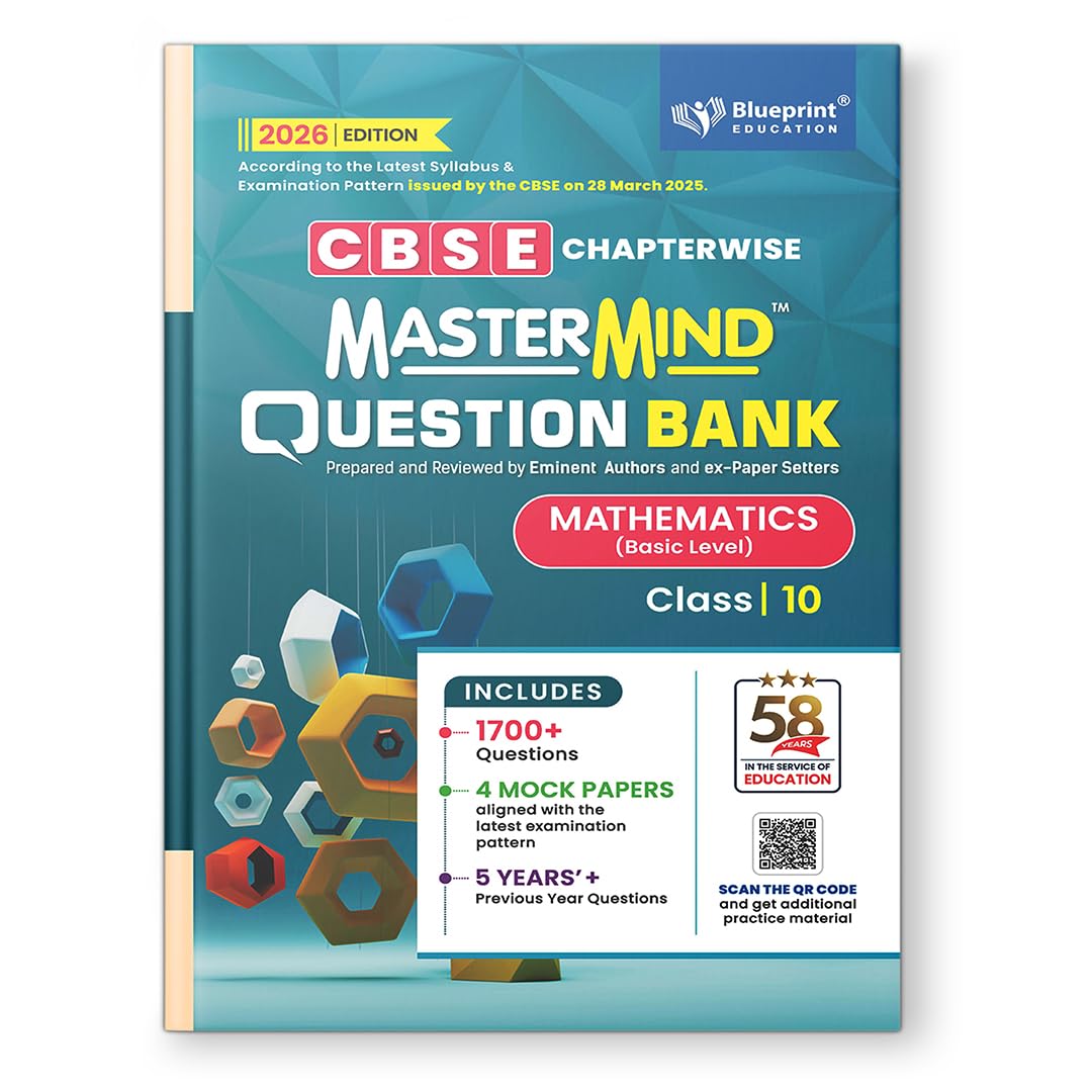 MasterMind Mathematics Basic CBSE Question Bank Class 10 Latest Pattern for 2026 Examination - Paperback