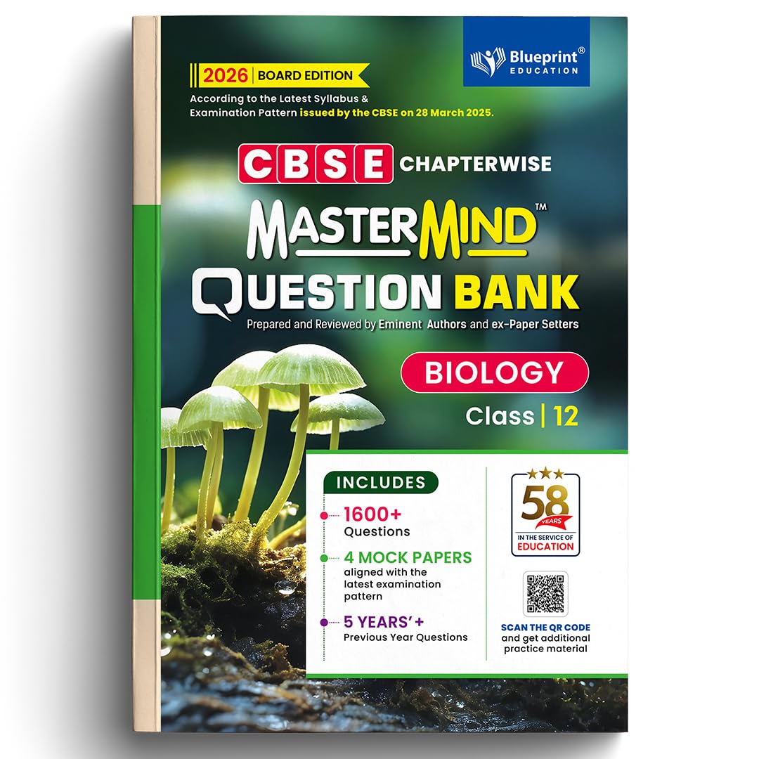 Mastermind Biology CBSE Question Bank Class 12 Latest Pattern for 2026 Examination - Paperback