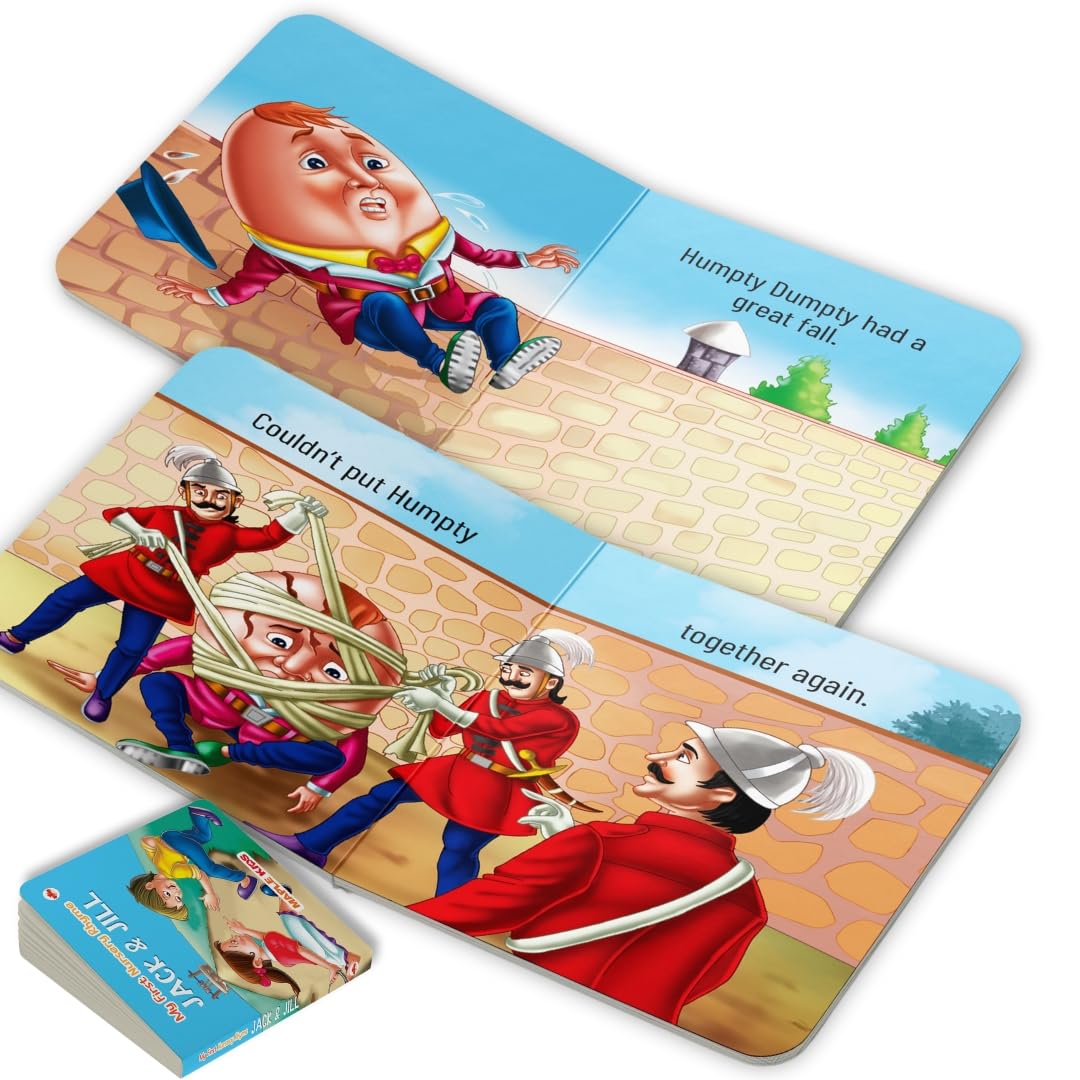 Maple My First Illustrated Library Nursery Rhymes - Board Books - Set of 6 Books