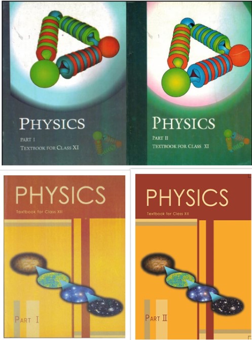 NCERT Physics (Part 1 & 2) Set of 4 Books For Class 11 & 12 - Latest Edition