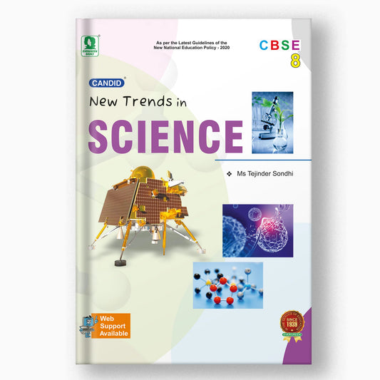 Evergeen Candid New Trends in Science for Class 8 - Latest for 2025-26 Session. Paperback