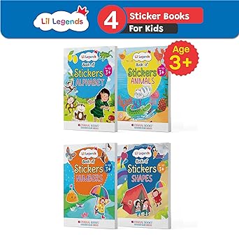 Oswaal Lil Legends Books of Stickers - Set of 4 Books