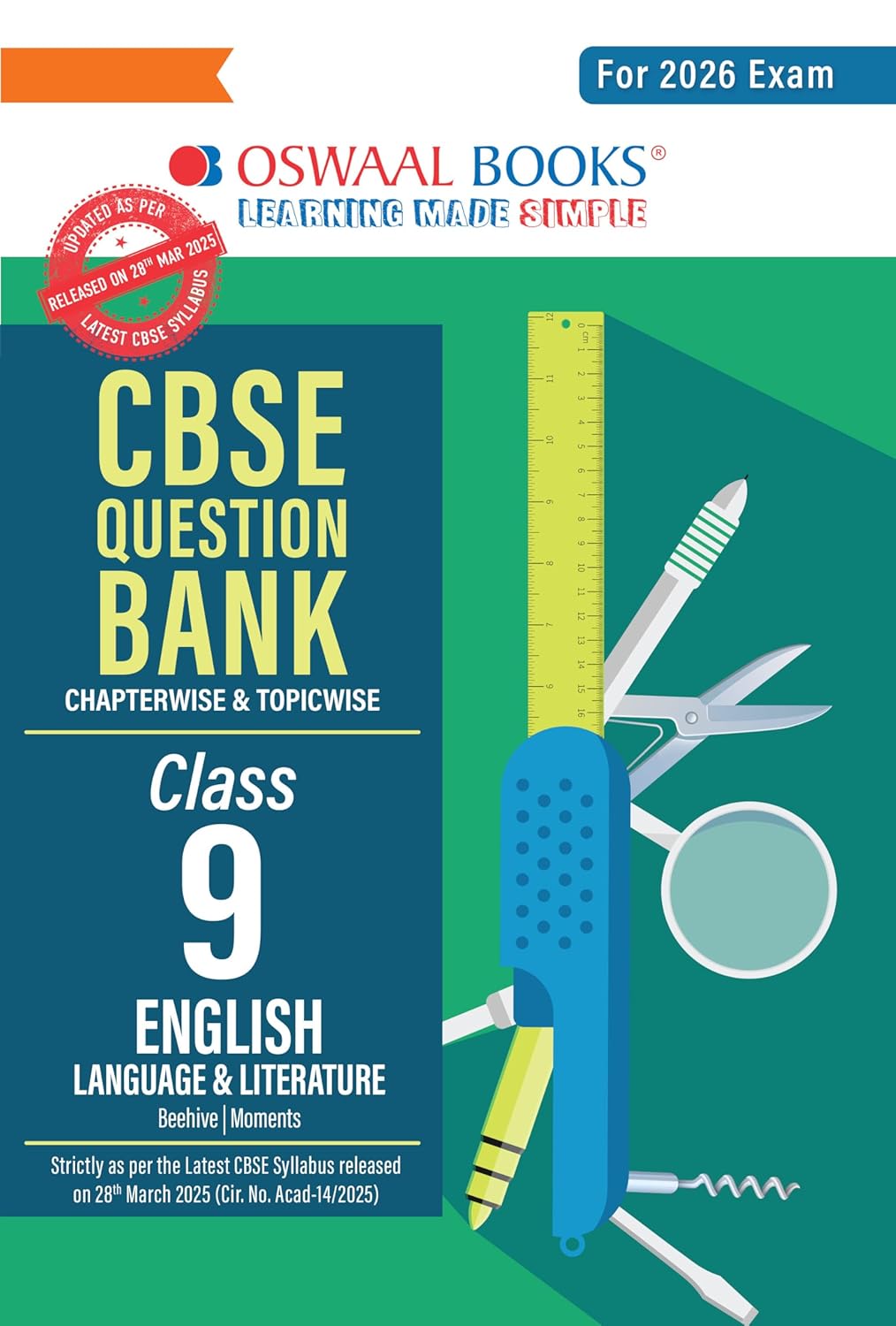 Oswaal CBSE Question Bank English Language & Literature For Class 9 - Latest for 2026 Board Exams