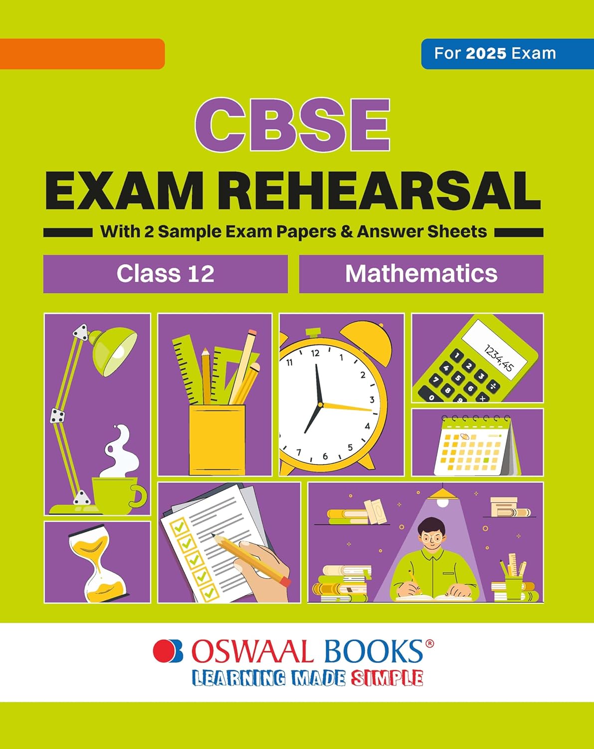 Oswaal CBSE Exam Rehearsal Mathematics for Class 12 - Latest for 2025 Session