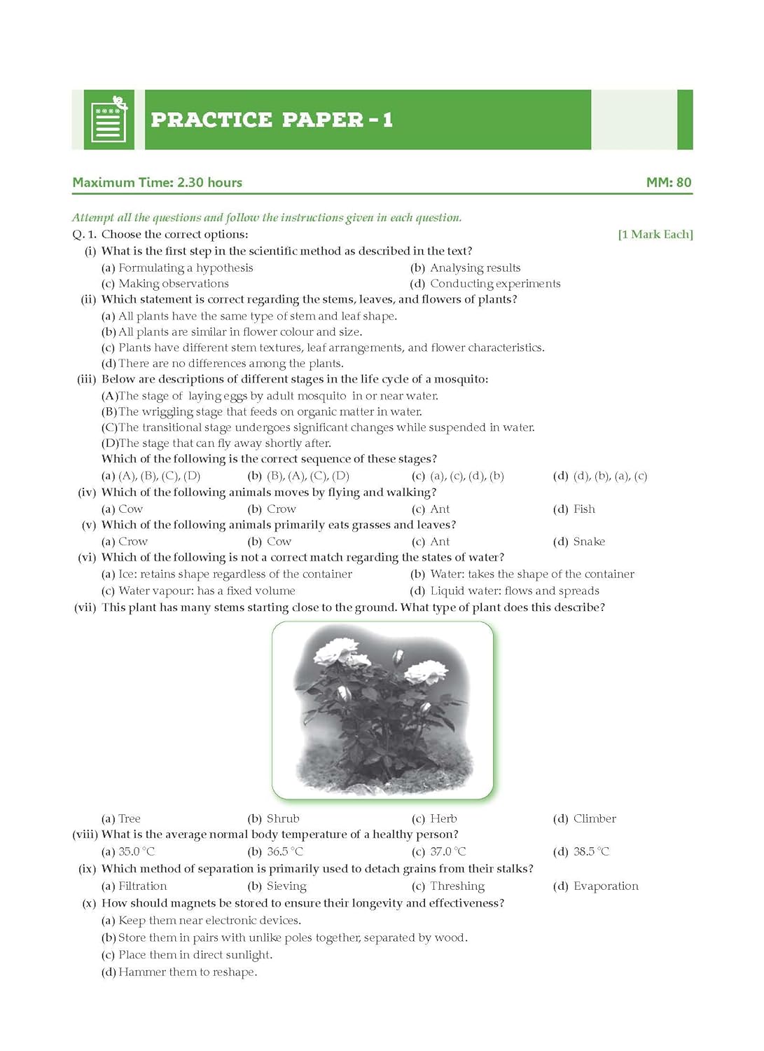 Oswaal CBSE & NCERT One for All Question Bank Math's, Science, Social Science & English - Set of 4 books - for Class 6 I Latest for 2026 Exam