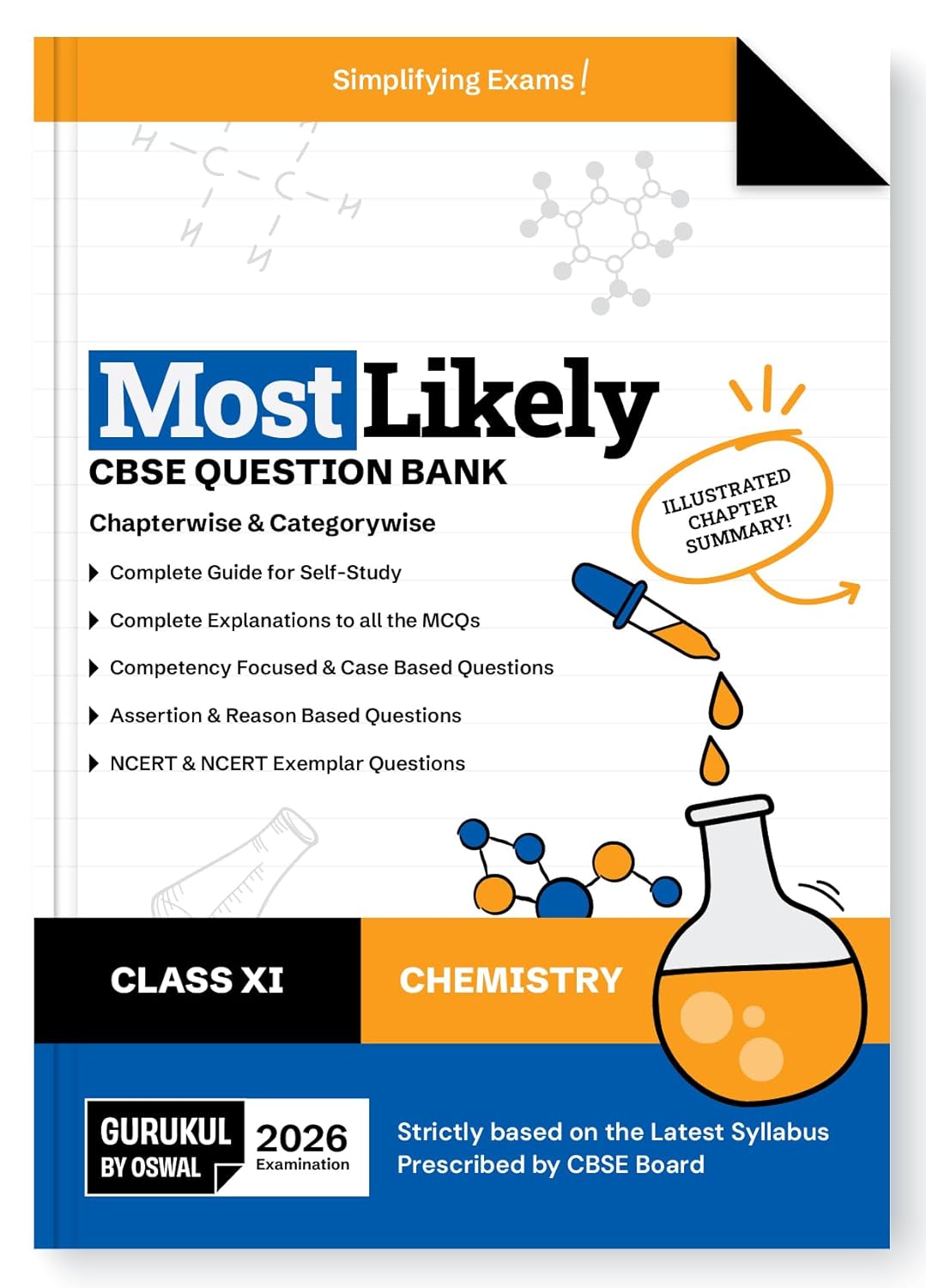 Oswal Gurukul Chemistry Most Likely CBSE Question Bank Class 11 for 2026. Paperback