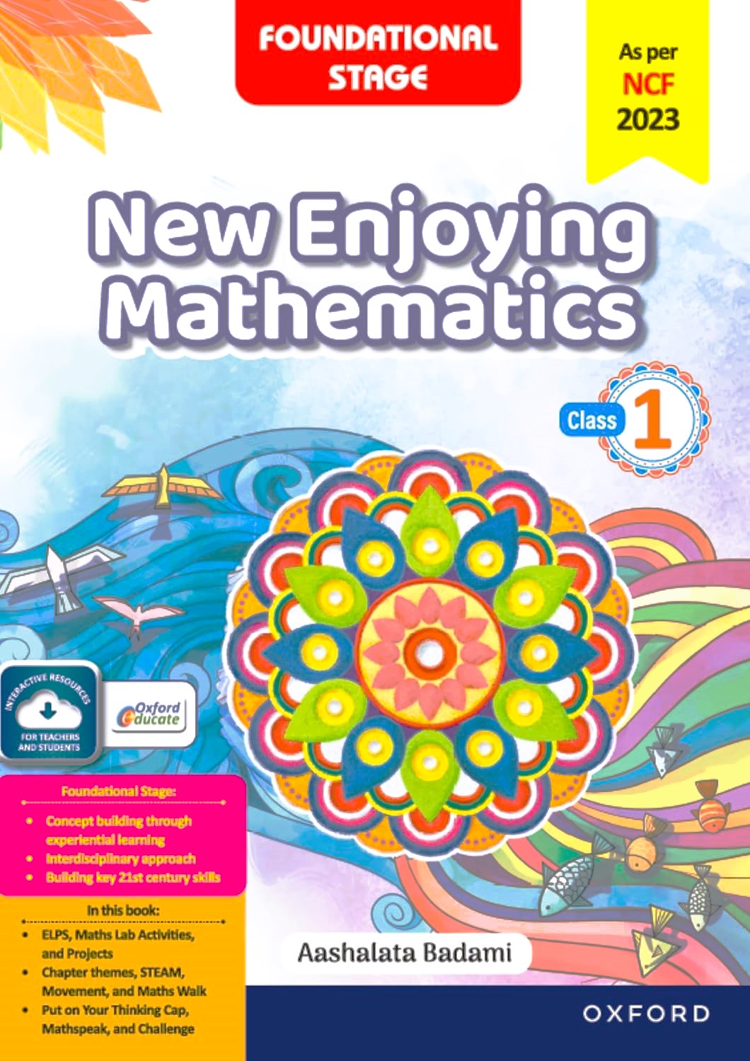 Oxford New Enjoying Mathematics (Foundational Stage) for Class 1 - Latest for 2026-27 Session. Paperback