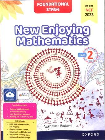 Oxford New Enjoying Mathematics (Foundational Stage) for Class 2 - Latest for 2025-26 Session. Paperback