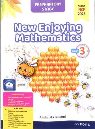 Oxford New Enjoying Mathematics (Preparatory Stage) for Class 3 - Latest for 2025-26 Session. Paperback