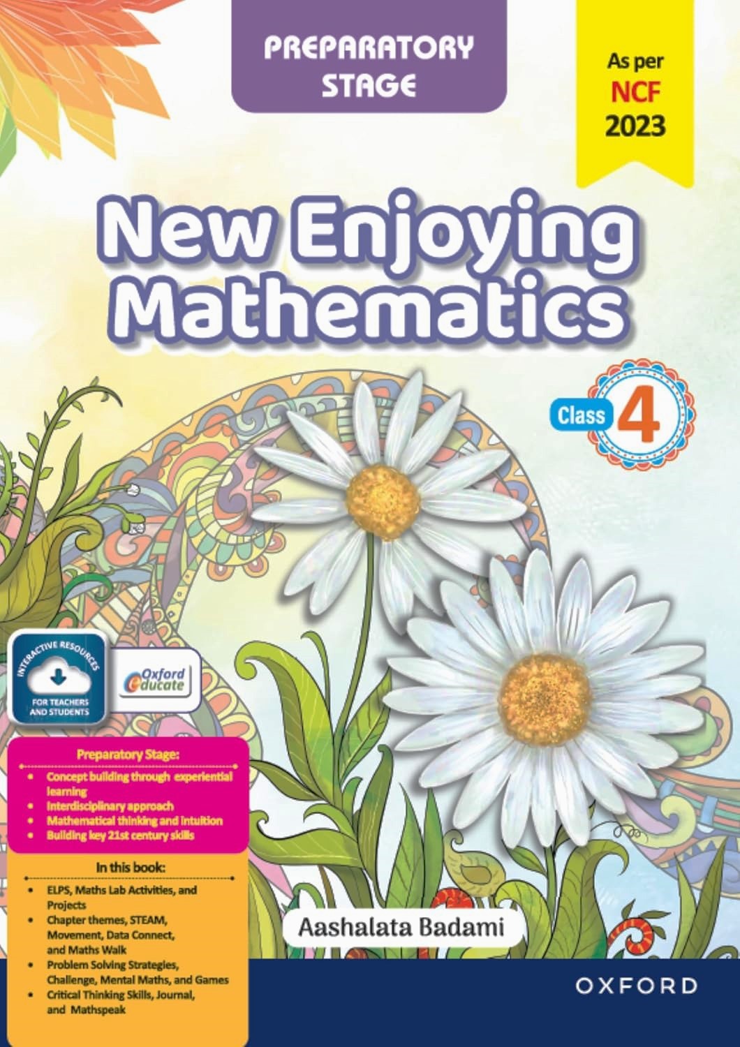 Oxford New Enjoying Mathematics (Preparatory Stage) for Class 4 - Latest for 2025-26 Session. Paperback
