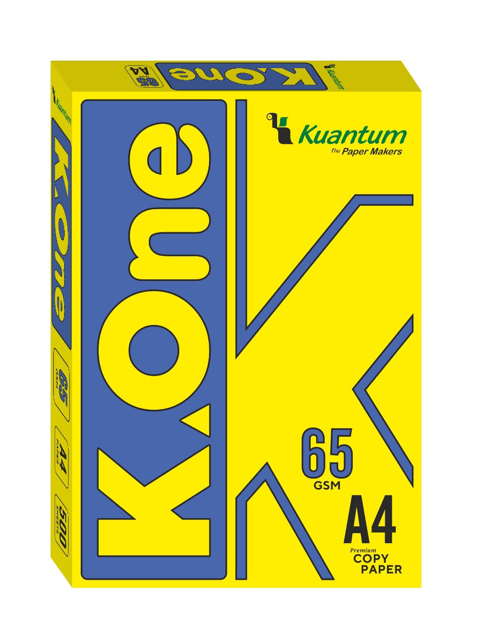 Kuantum A4 Premium Copy Paper (65 GSM) - (Pack of 2 Ream)