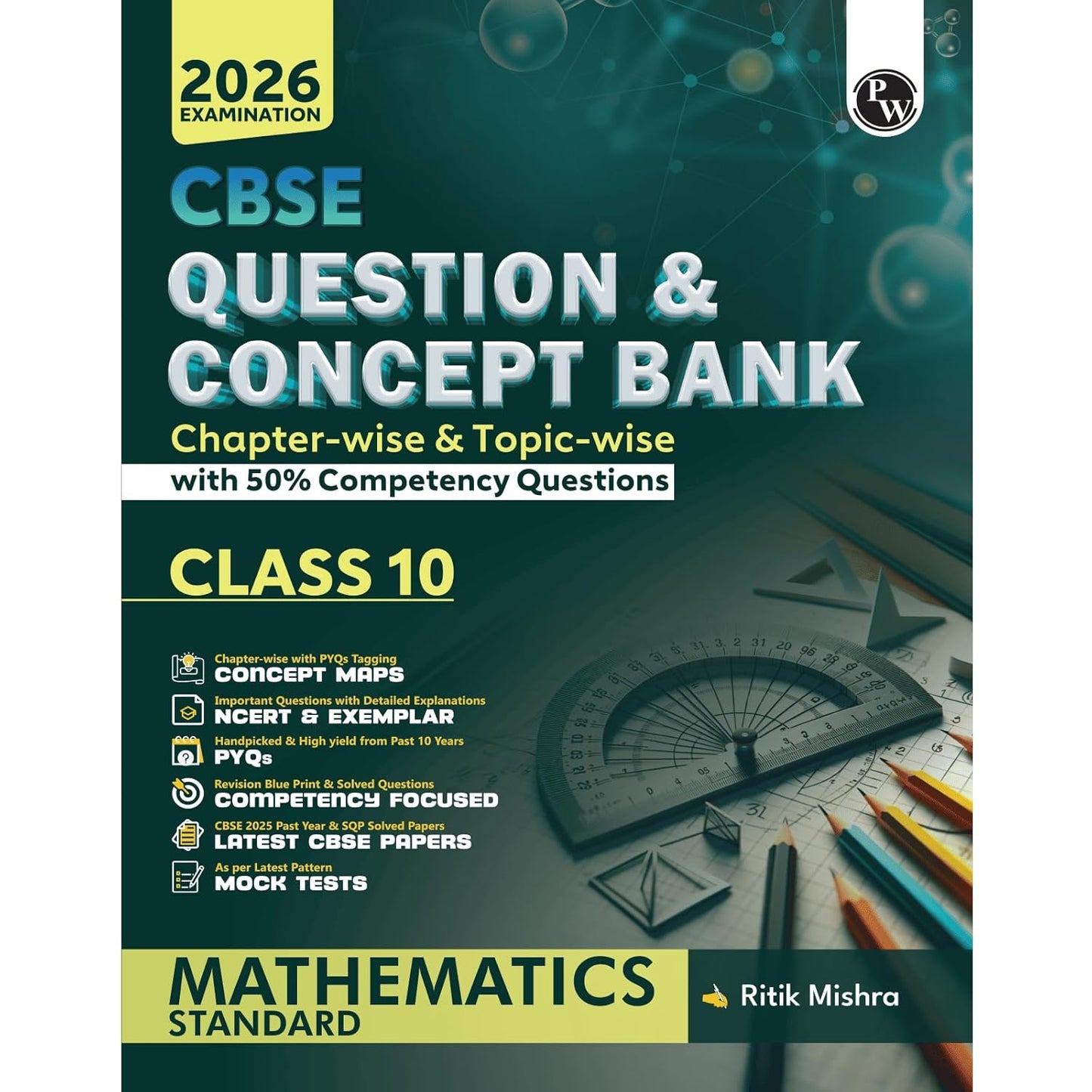 Physics Wallah (PW) CBSE Question Bank Science & Mathematics For Class 10 (Set of 2 Books) - Latest For 2026 Examination