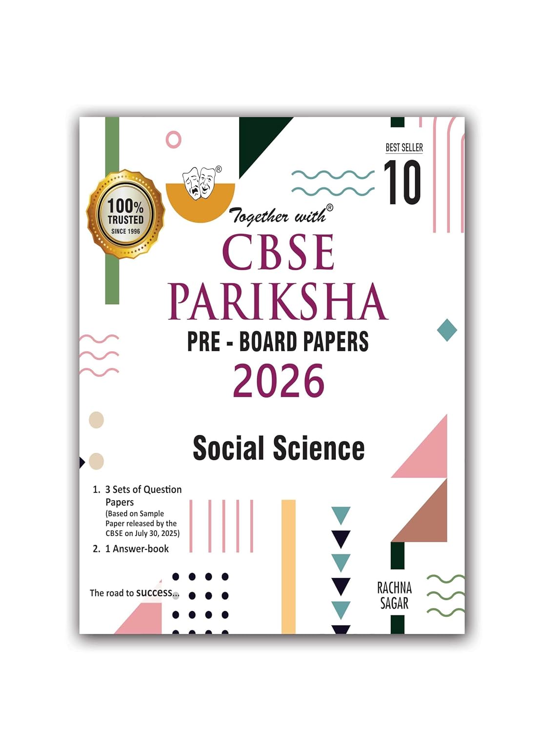Together with CBSE Pariksha Pre-Board Papers Social Science for Class 10 - Latest For 2026 Session - Paperback