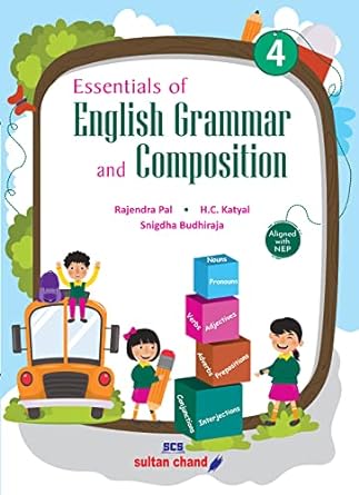 Sultan Chand Essential of English Grammar and Composition For Class 4 - Latest for 2024-25 Session