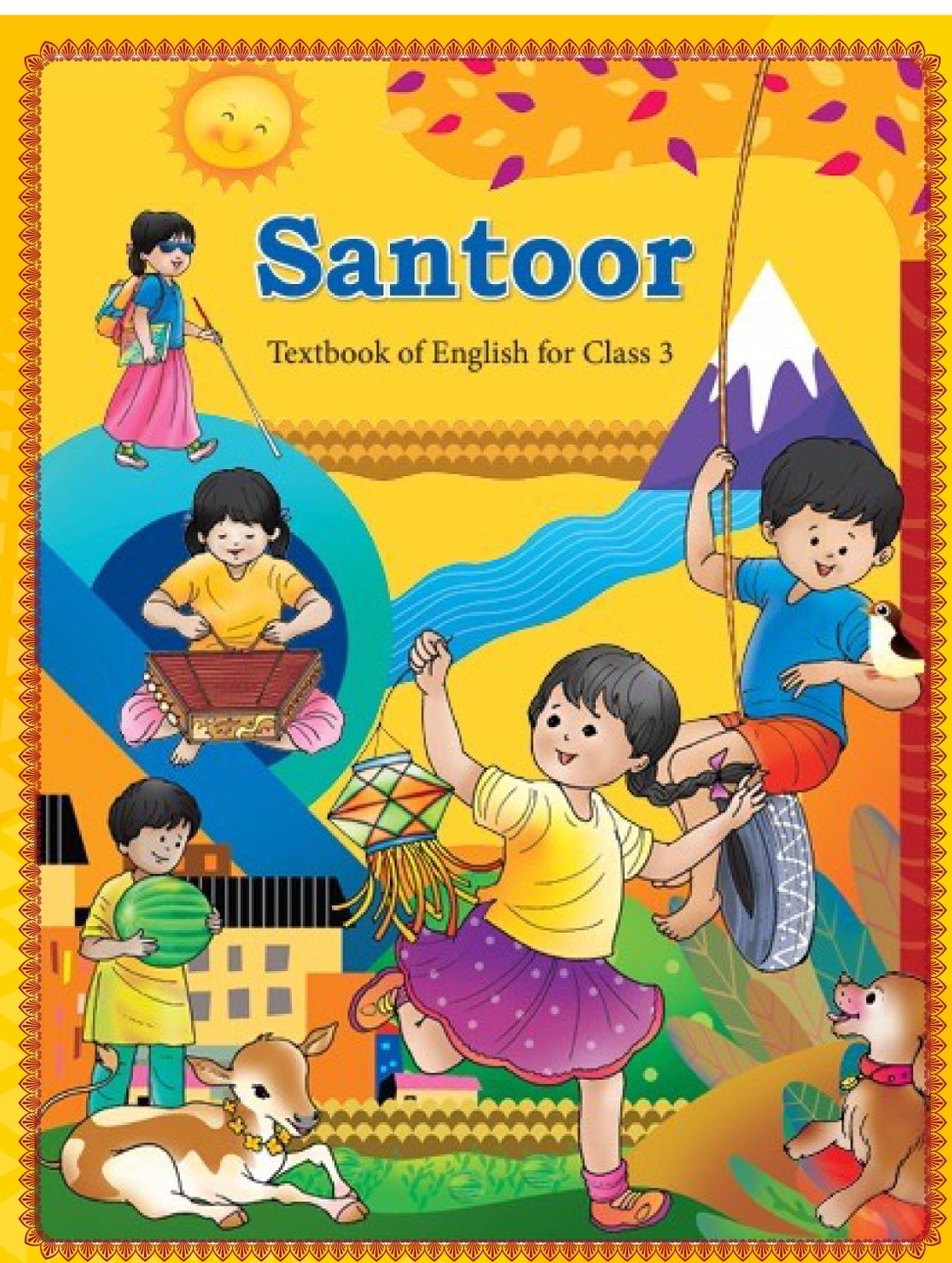 NCERT Math's Mela, Veena, Santoor & Our Wondrous World Textbook For Class 3 (Set of 4 Books) - Latest Edition