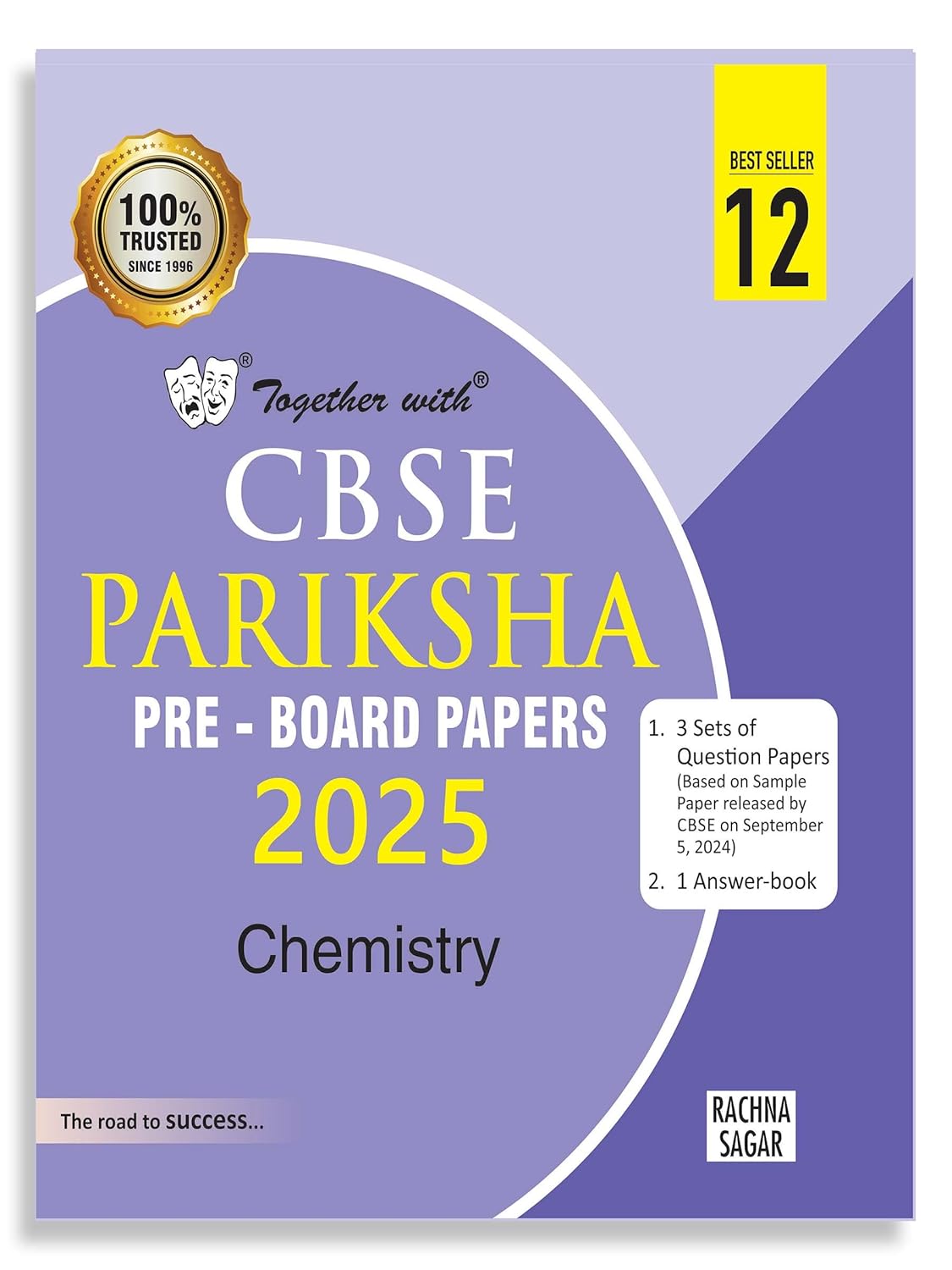 Together with CBSE Pariksha Pre-Board Papers Chemistry for Class 12 - Latest For 2025 Session - Paperback