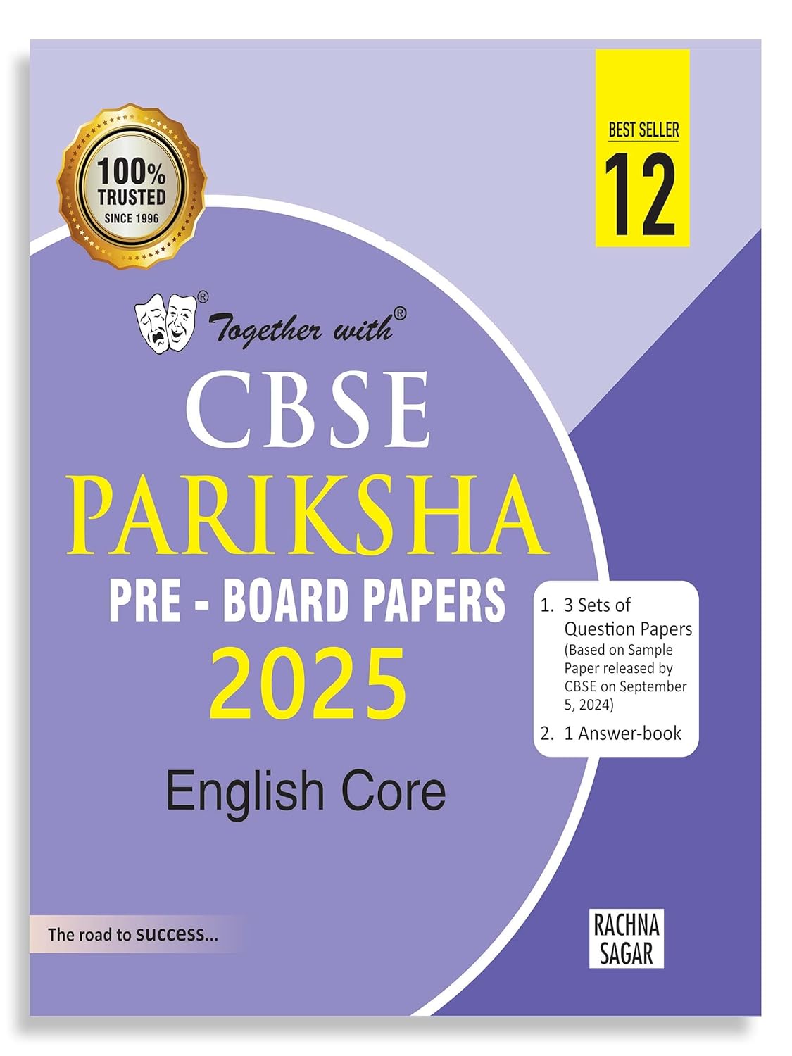Together with CBSE Pariksha Pre-Board Papers English Core for Class 12 - Latest For 2025 Session - Paperback
