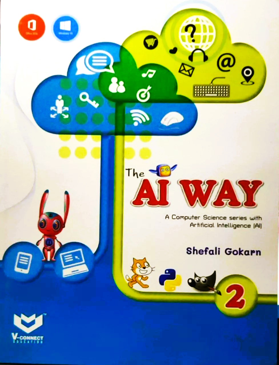 V Connect - The AI Way Computer Science for Class 2 - Latest for 2025 Session. Paperback