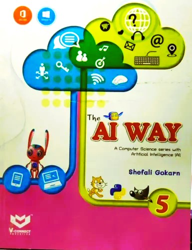 V Connect - The AI Way Computer Science for Class 5 - Latest for 2025 Session. Paperback