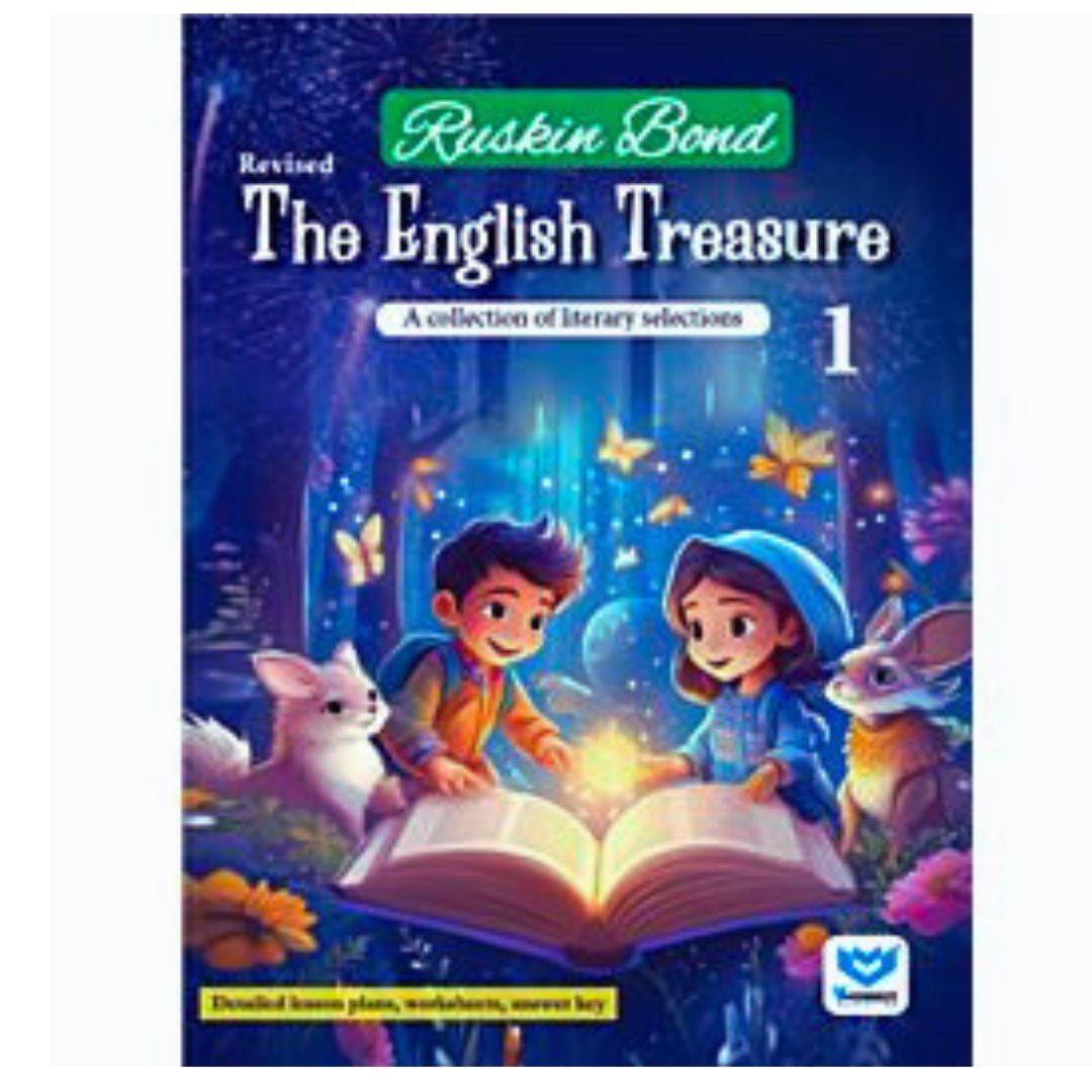 V Connect - Ruskin Bond The English Treasure (A Collection of Literary Selections) for Class 1 (Revised Edition) - Latest for 2025 Examination. Paperback