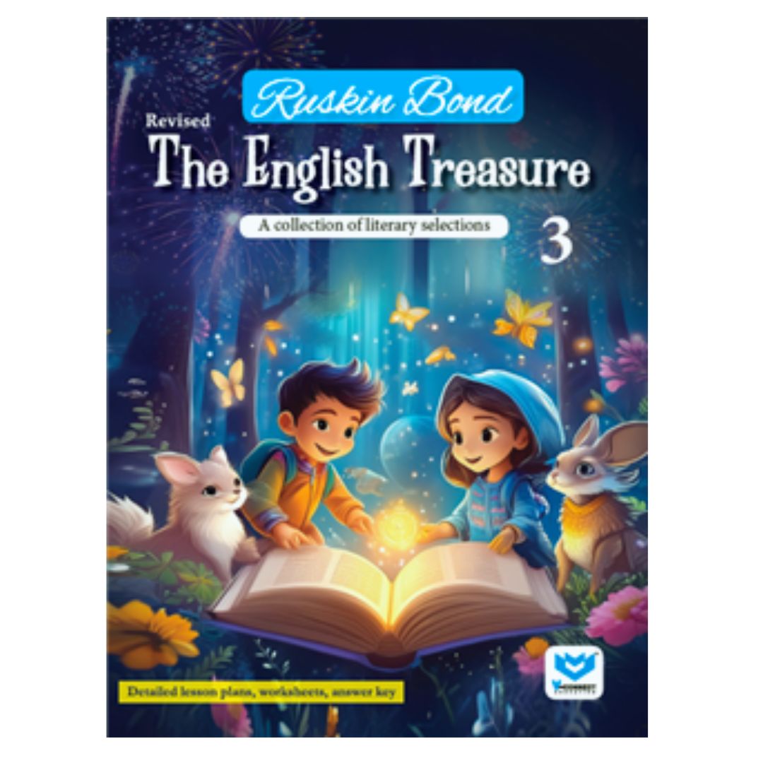 V Connect - Ruskin Bond The English Treasure (A Collection of Literary Selections) for Class 3 (Revised Edition) - Latest for 2025 Examination. Paperback