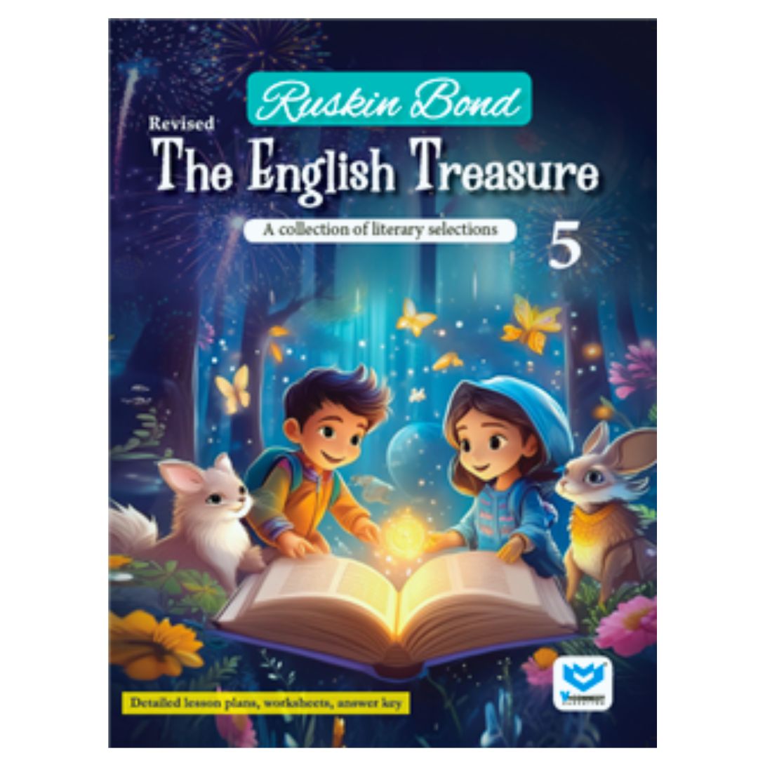 V Connect - Ruskin Bond The English Treasure (A Collection of Literary Selections) for Class 5 (Revised Edition) - Latest for 2025 Examination. Paperback