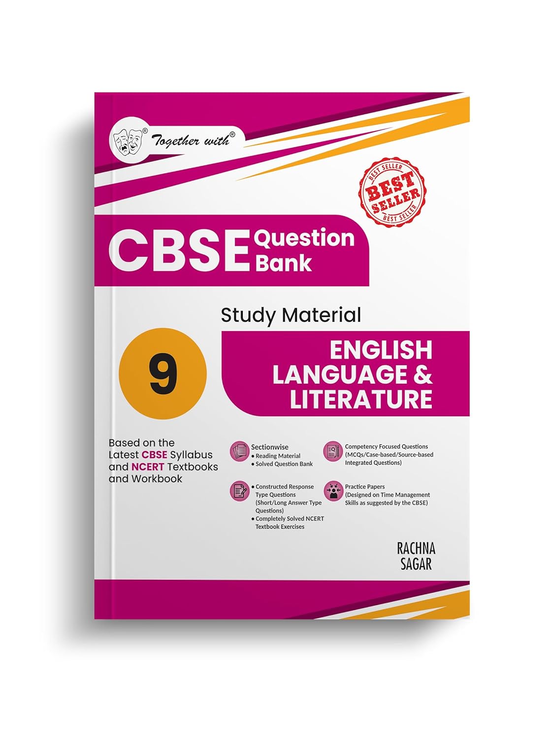 Together With CBSE Question Bank (Study Material) English Language & Literature For Class 9 - Latest for 2025-26 Edition