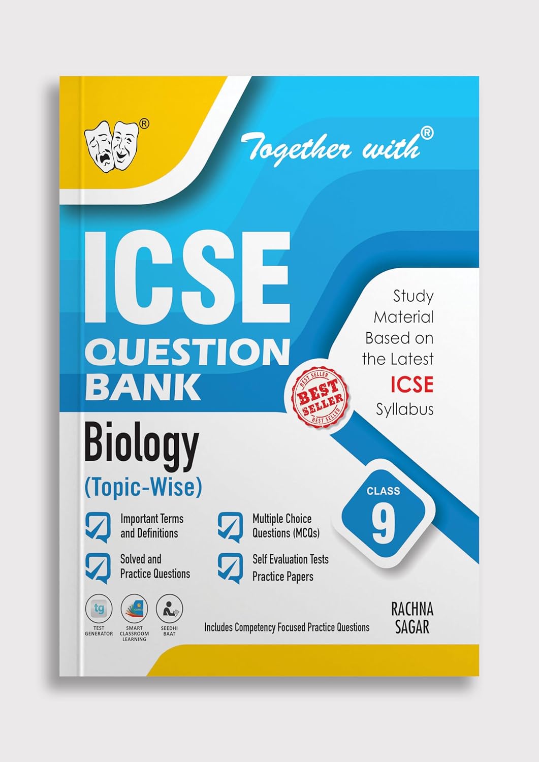 Together With ICSE Question Bank (Study Material) Physics, Chemistry, Mathematics, English Literature & Biology Class 9 - Set of 5 Books - Latest for 2025-26 Session. Paperback