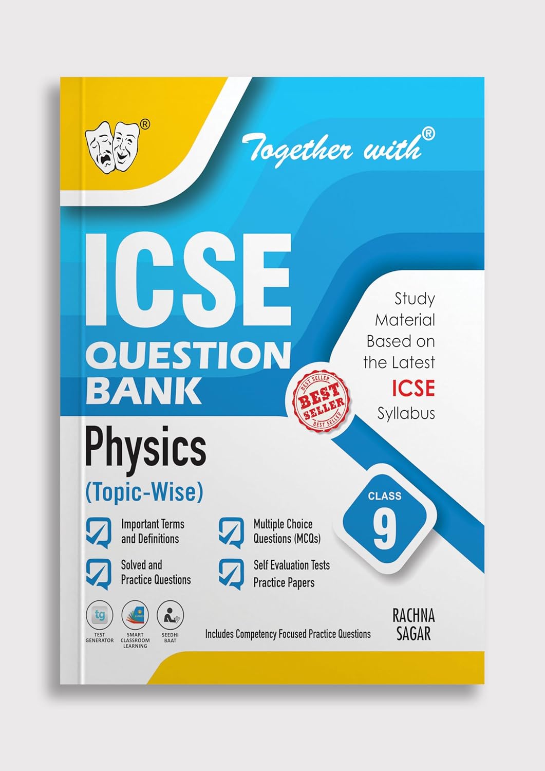 Together With ICSE Question Bank (Study Material) Physics, Chemistry, Mathematics, English Literature & Biology Class 9 - Set of 5 Books - Latest for 2025-26 Session. Paperback