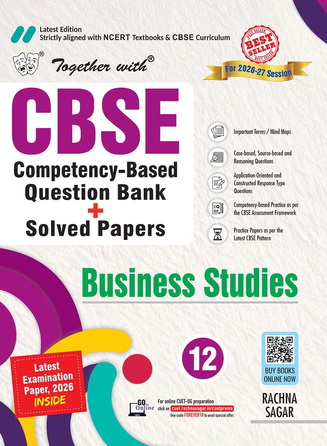Together With CBSE Question Bank Business Studies for Class 12 - Latest for 2026-27 Edition
