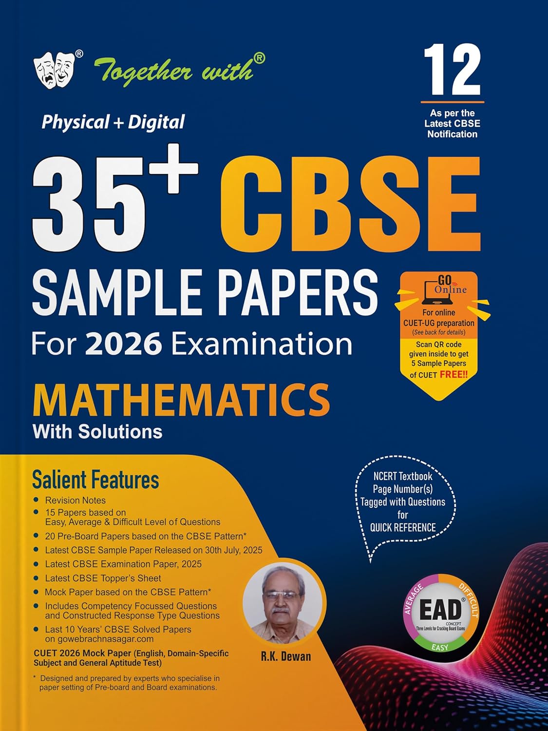 Together with CBSE EAD (Physical + Digital) 35+ Sample Paper Mathematics for Class 12 - Latest for 2026 Examination - Paperback